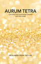 Aurum Tetra: Concerto for Saxophone Quartet and Wind Band Concert Band sheet music cover